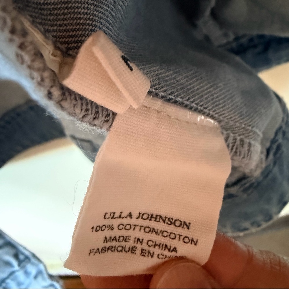 Ulla Johnson denim balloon sleeve shirt jacket size 2 - Picture 8 of 8
